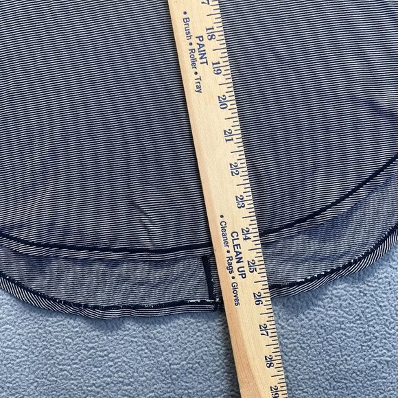 Athleta Womens Shanti Micro Stripe Tank Top Large S Tencel Black White Workout - Picture 4 of 9